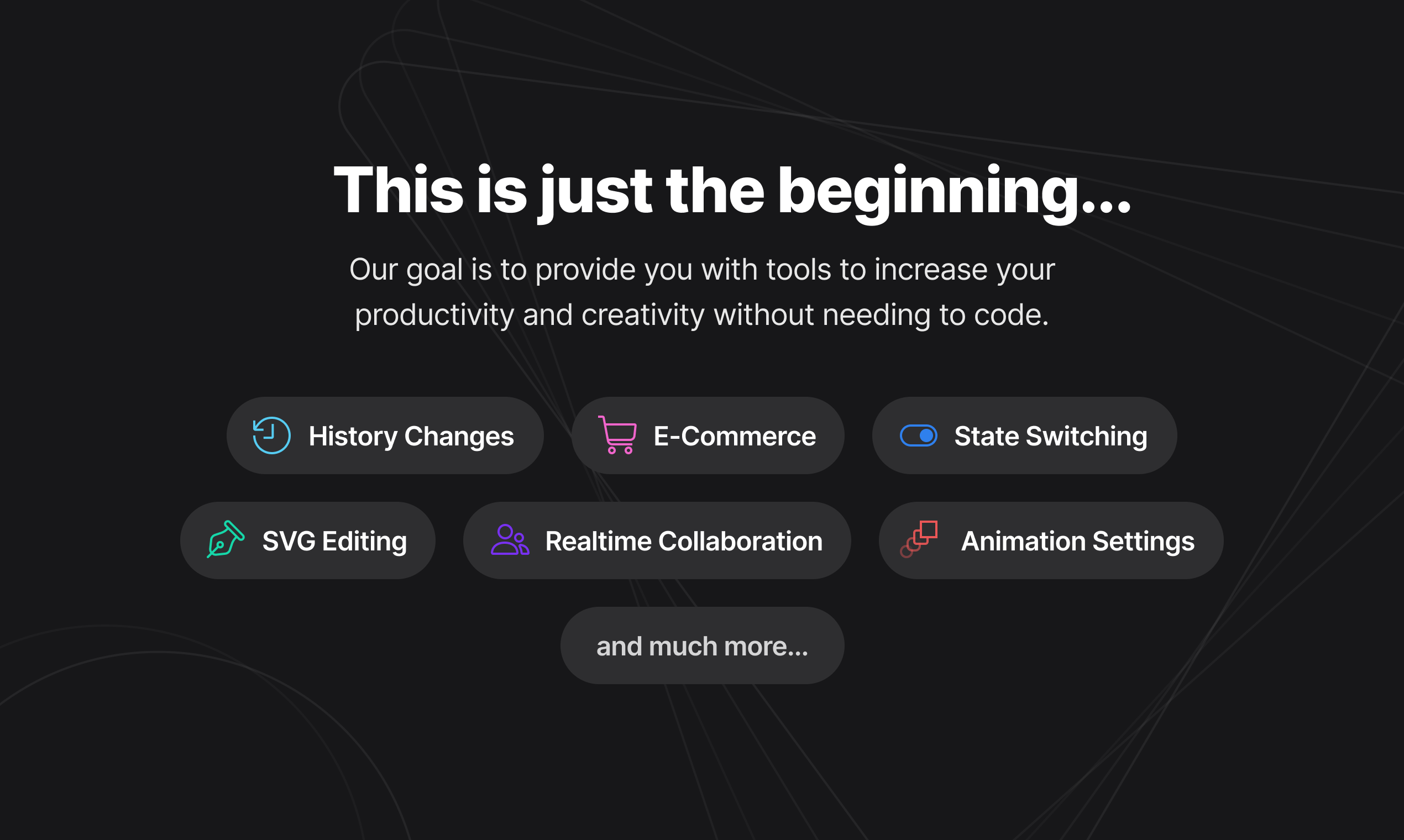 Siter.io - 프리 핸드 디자인 도구, 코드 없음 웹 사이트 빌더 미디어 10