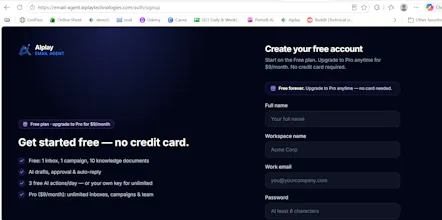 AIplay Email Agent gallery image