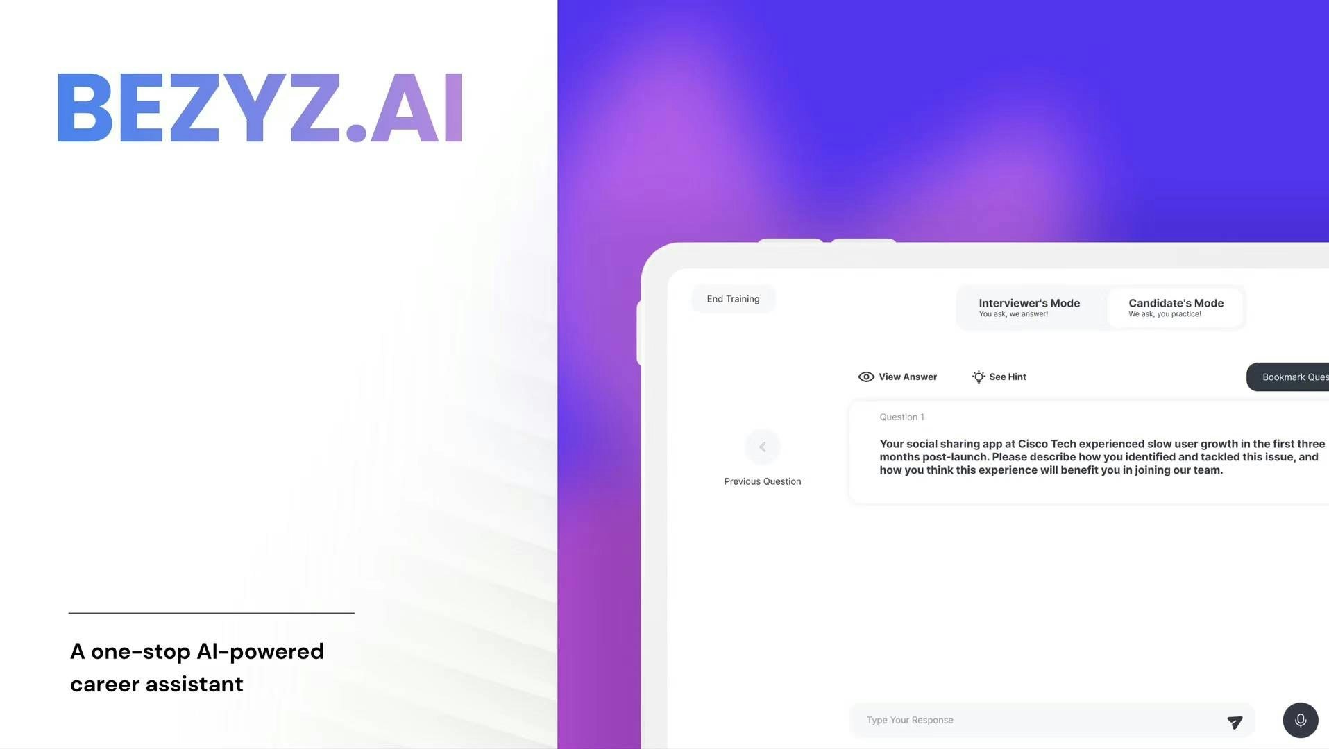 Beyz |AI生成的面试问题 - AI采访媒体4