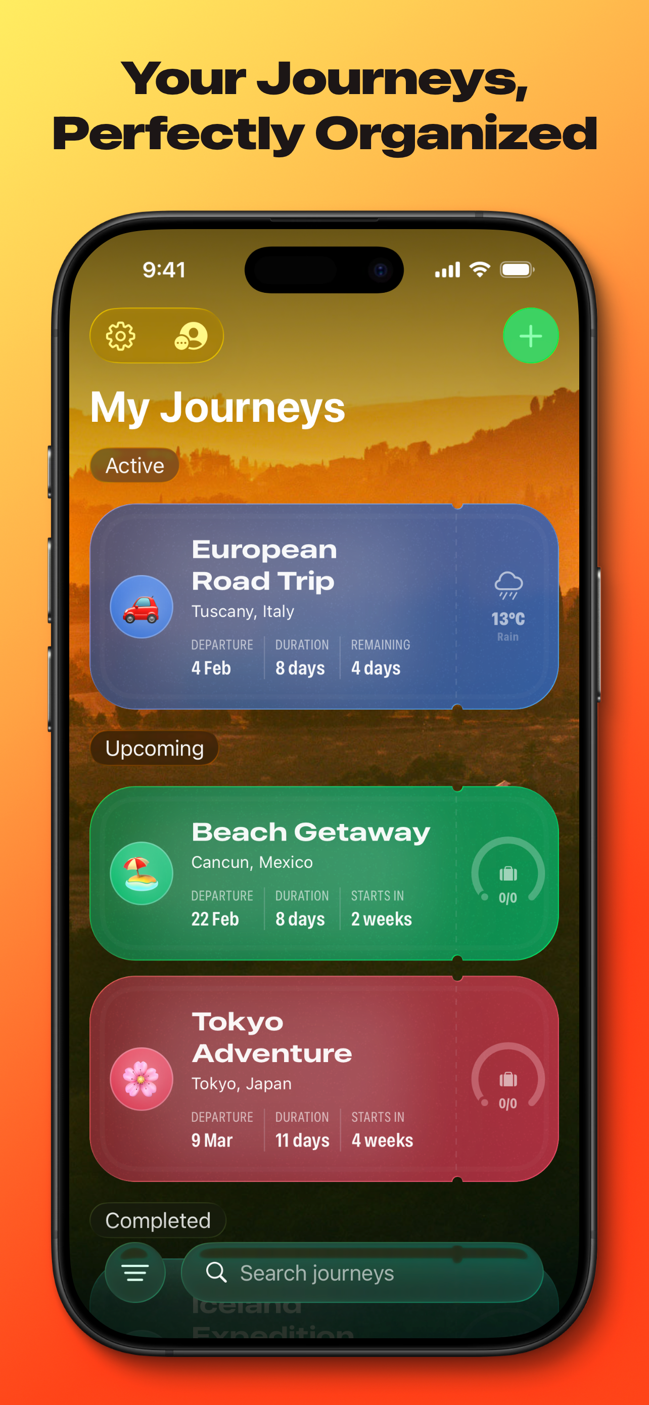 journeybot: packing & travel - Screenshot 2 showing product features and functionality