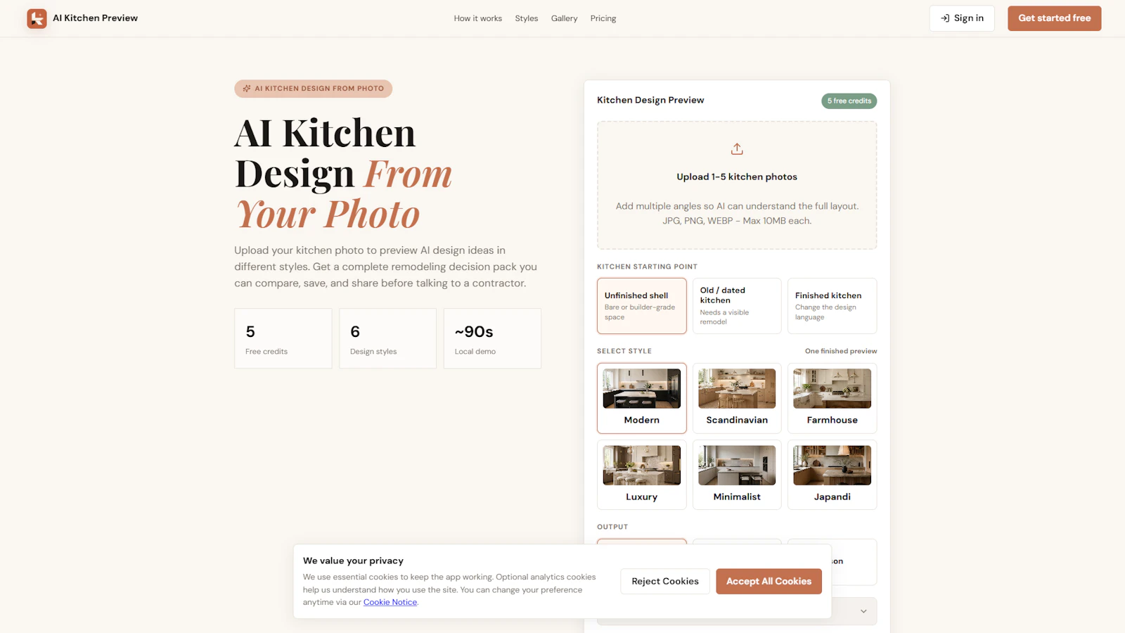 AI Kitchen Preview screenshot 2