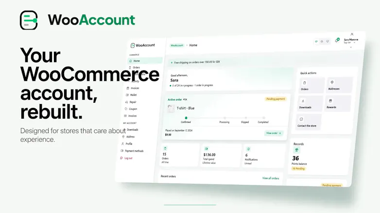 WooAccount gallery image