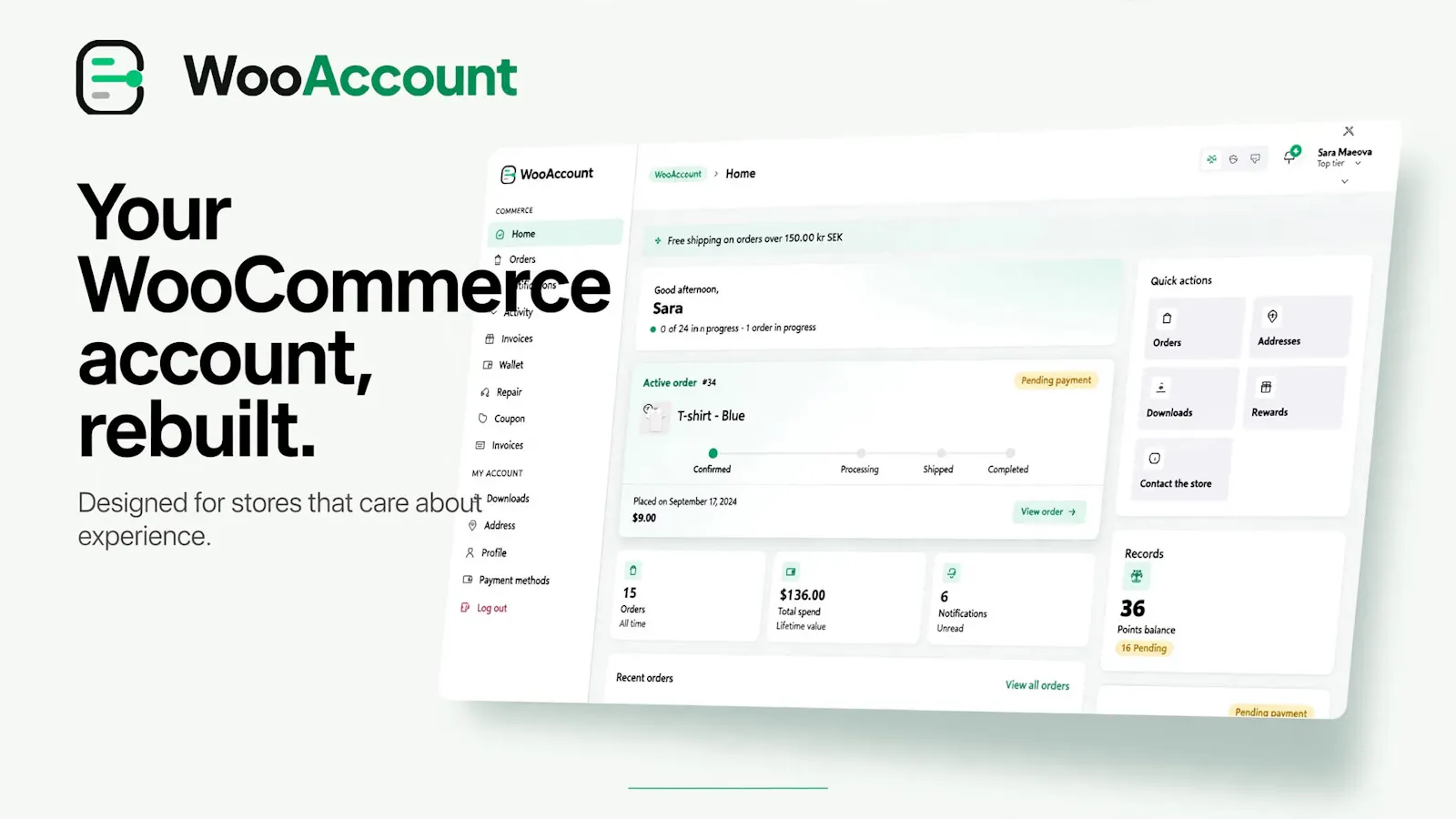 WooAccount screenshot 1