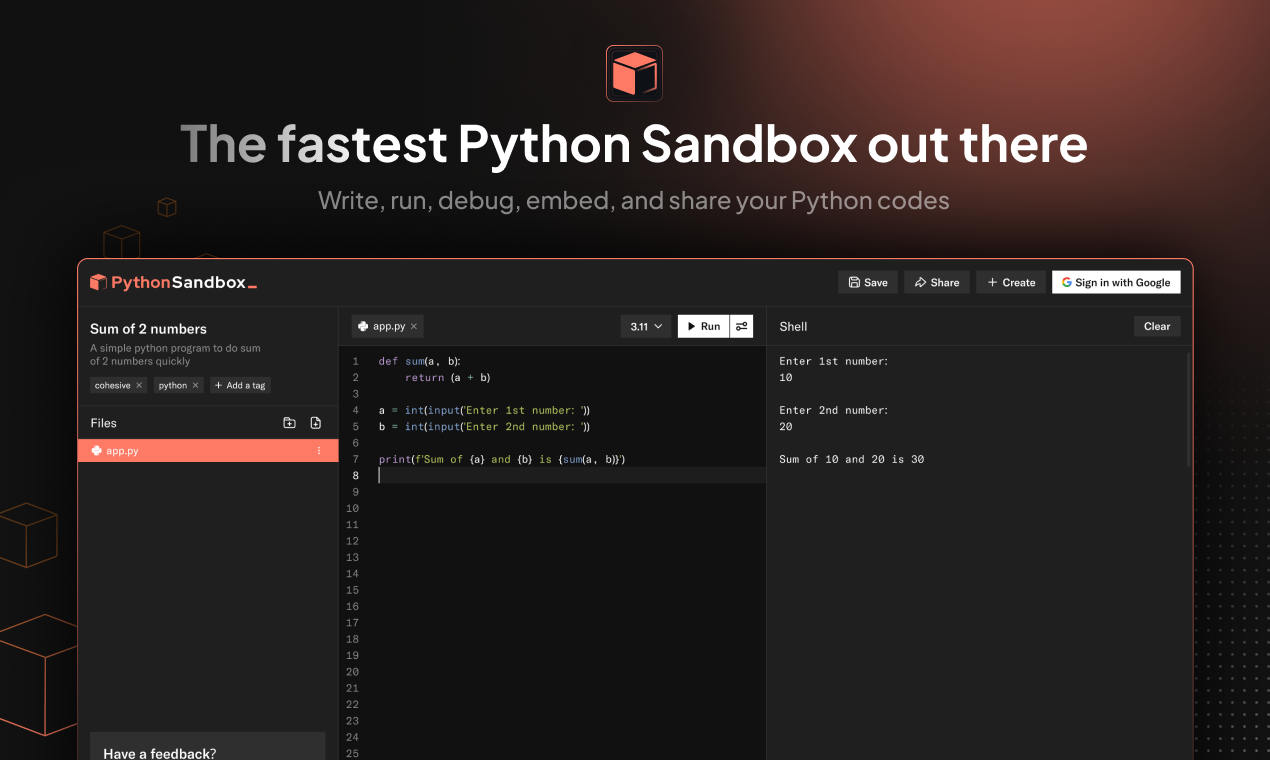 PythonSandbox