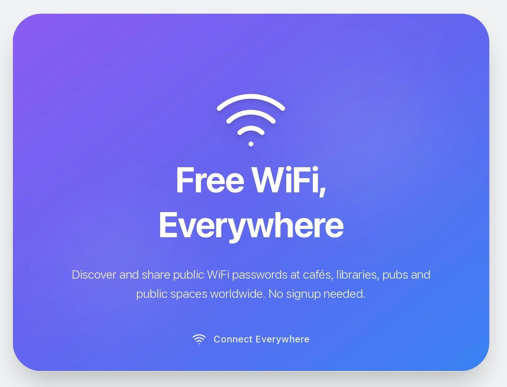 Connect Everywhere - Screenshot 2 showing product features and functionality