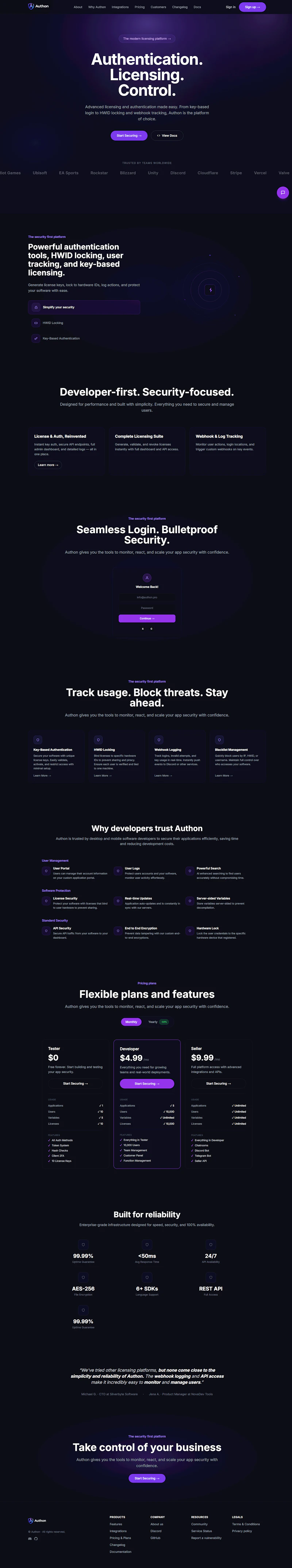 Authon screenshot 1