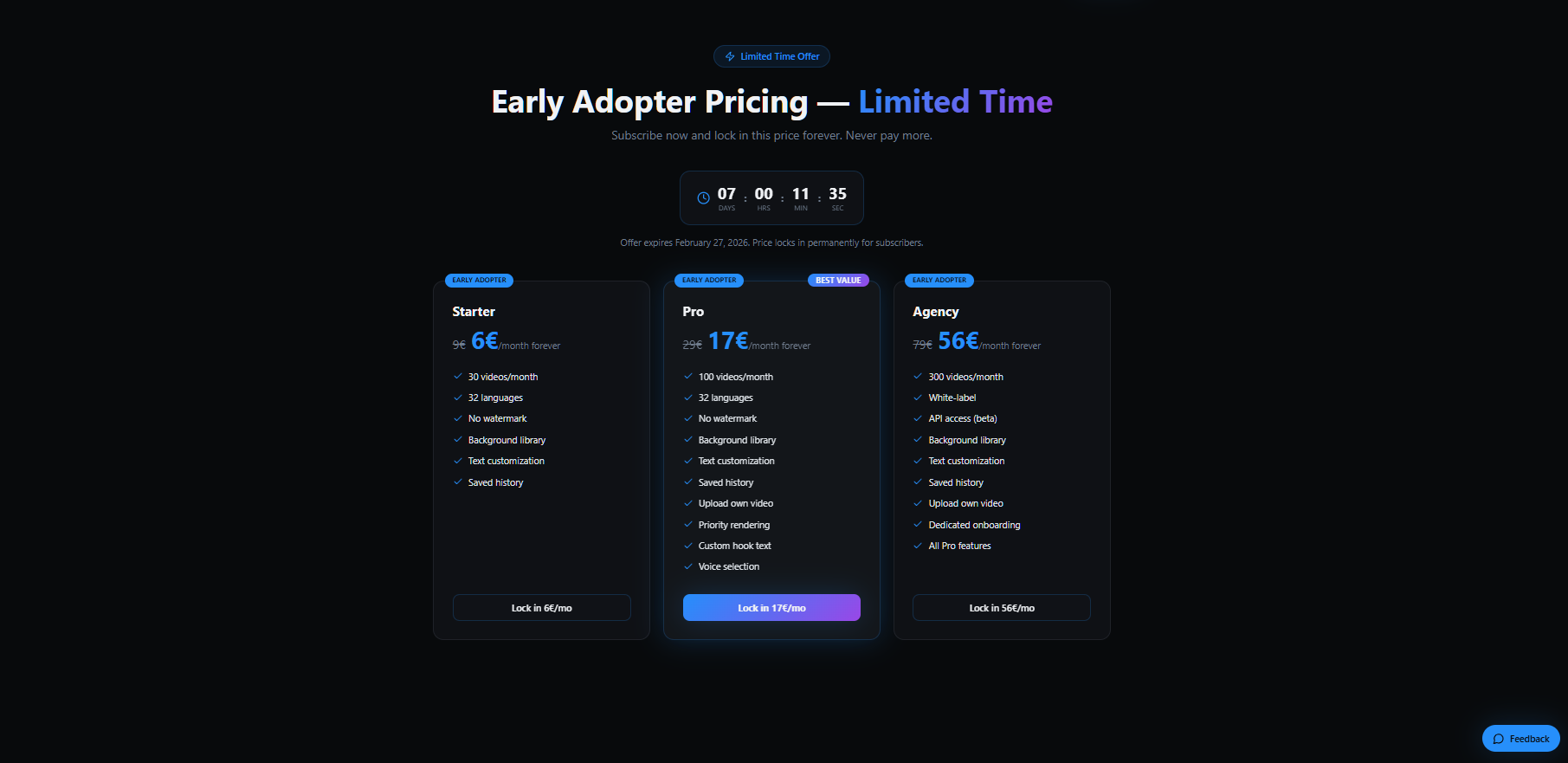 HookAI - Main product screenshot demonstrating key features and user interface