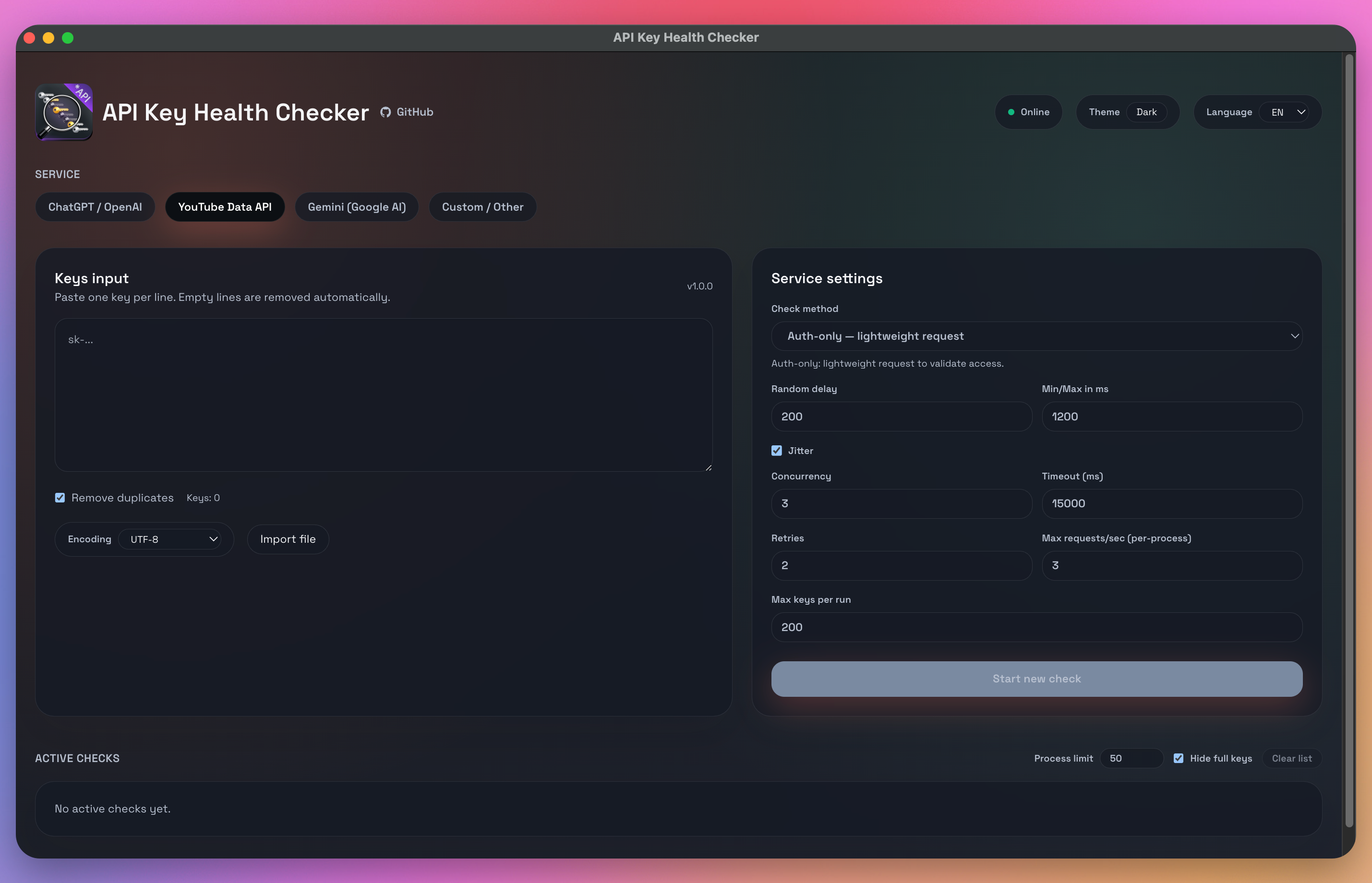API-Key-Health-Checker gallery image