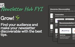 Newsletter Hub FYI media 2
