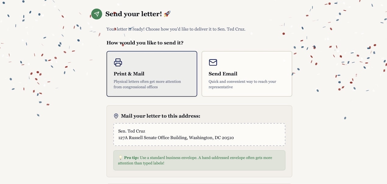 WriteCongress.com gallery image