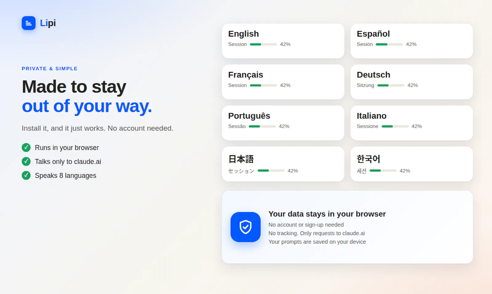Lipi: Your AI companion screenshot 8