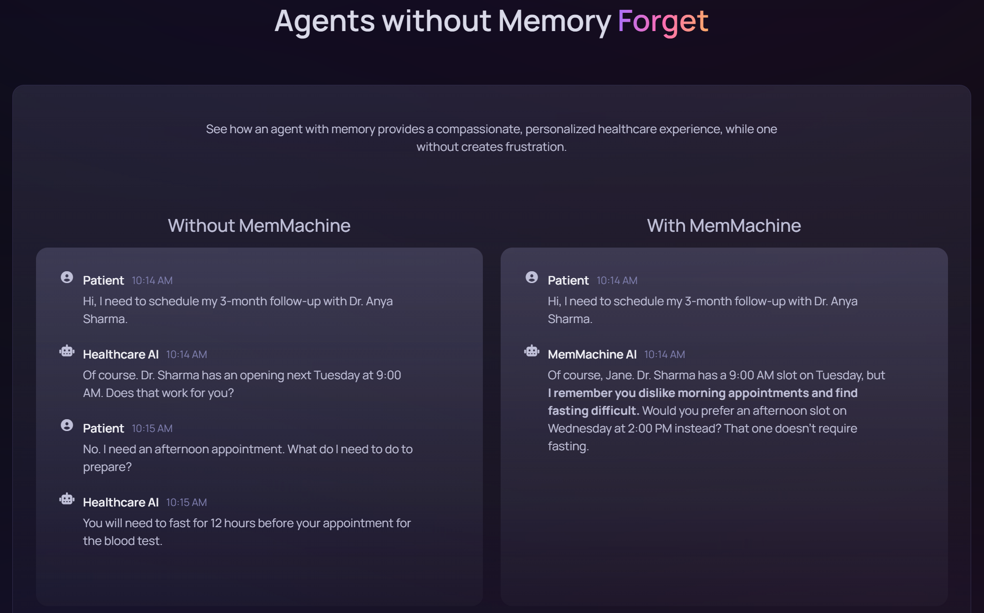 MemMachine.AI - Screenshot 3 showing product features and functionality