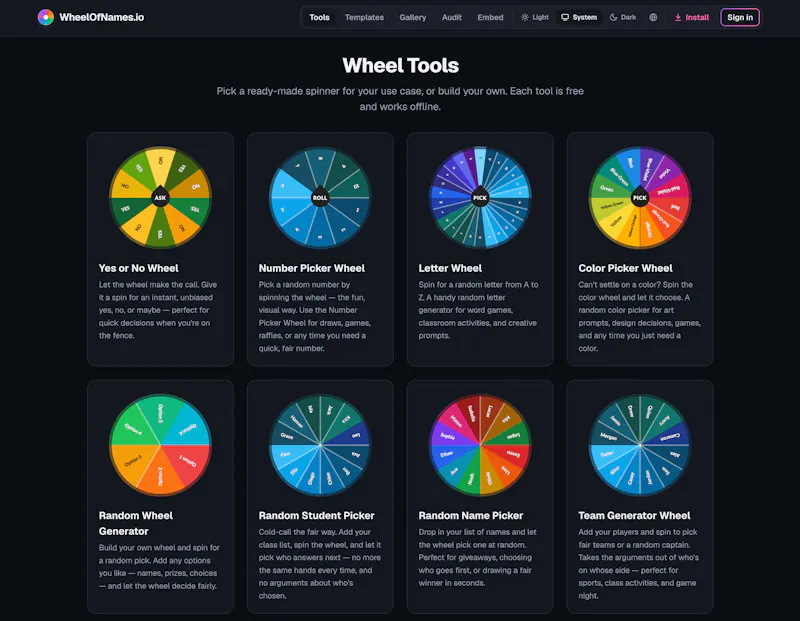 Wheel of Names screenshot 3