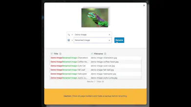 neoRename - WP plugin to rename images gallery image