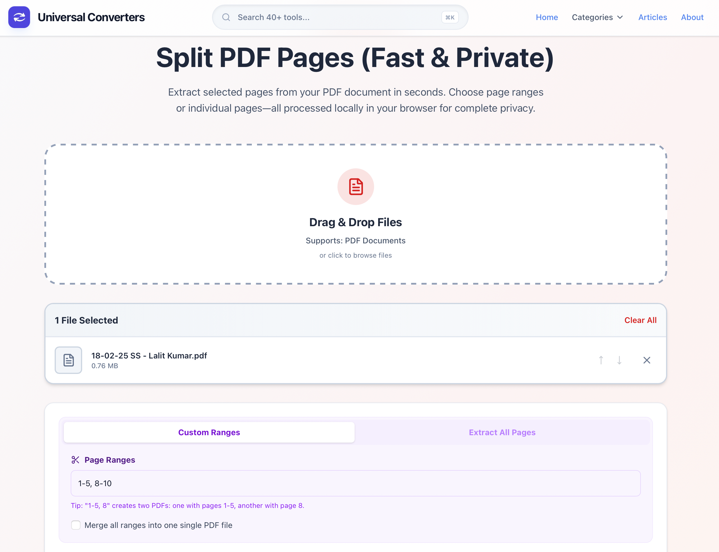 Universal Converters 2.0 (PDF & Privacy) gallery image