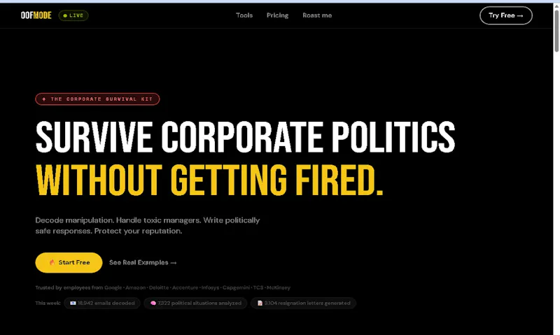 OOFmode — Say What You Actually Mean screenshot 1