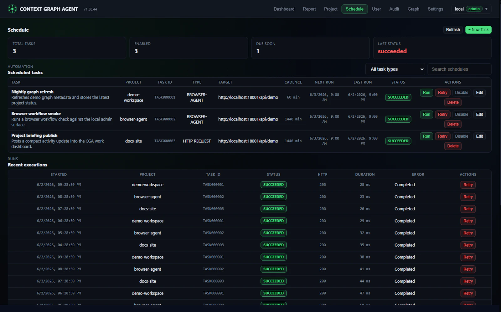 Context Graph Agent screenshot 1