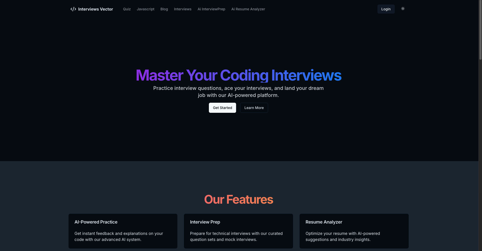 Interviews vector media 2