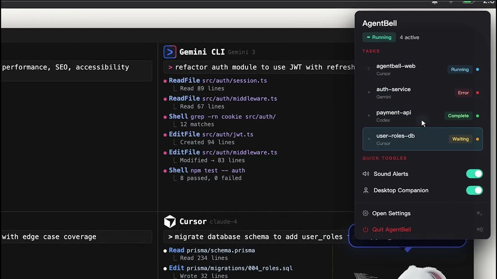 AgentBell screenshot 1 (video preview)