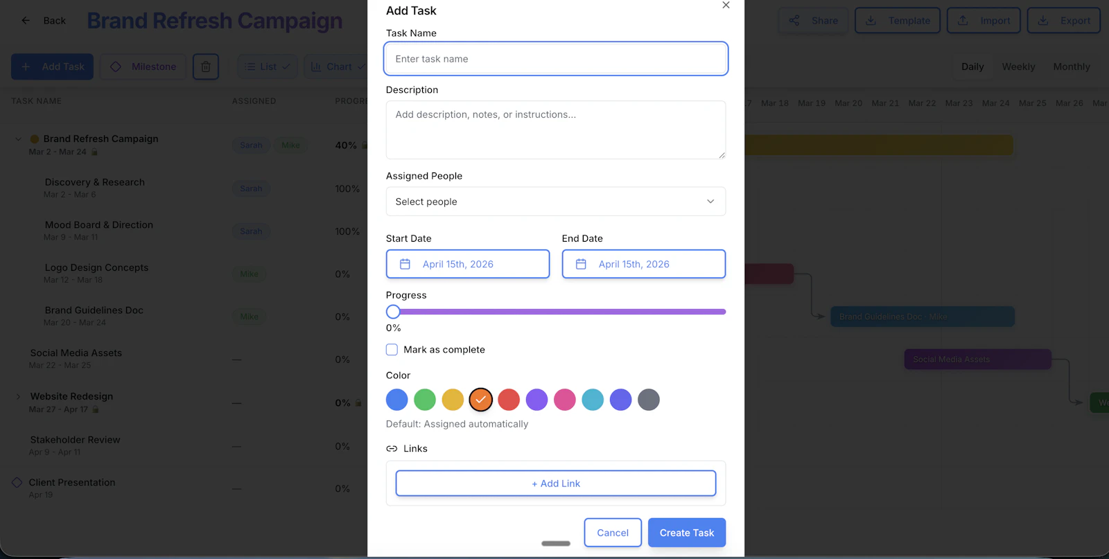 ExtravaGantt screenshot 5