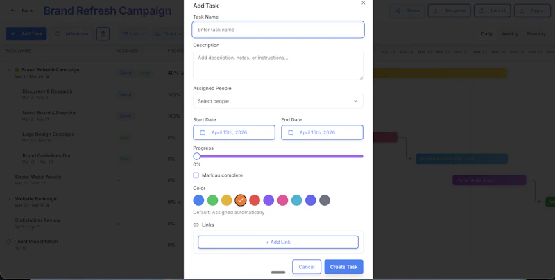 ExtravaGantt screenshot 5