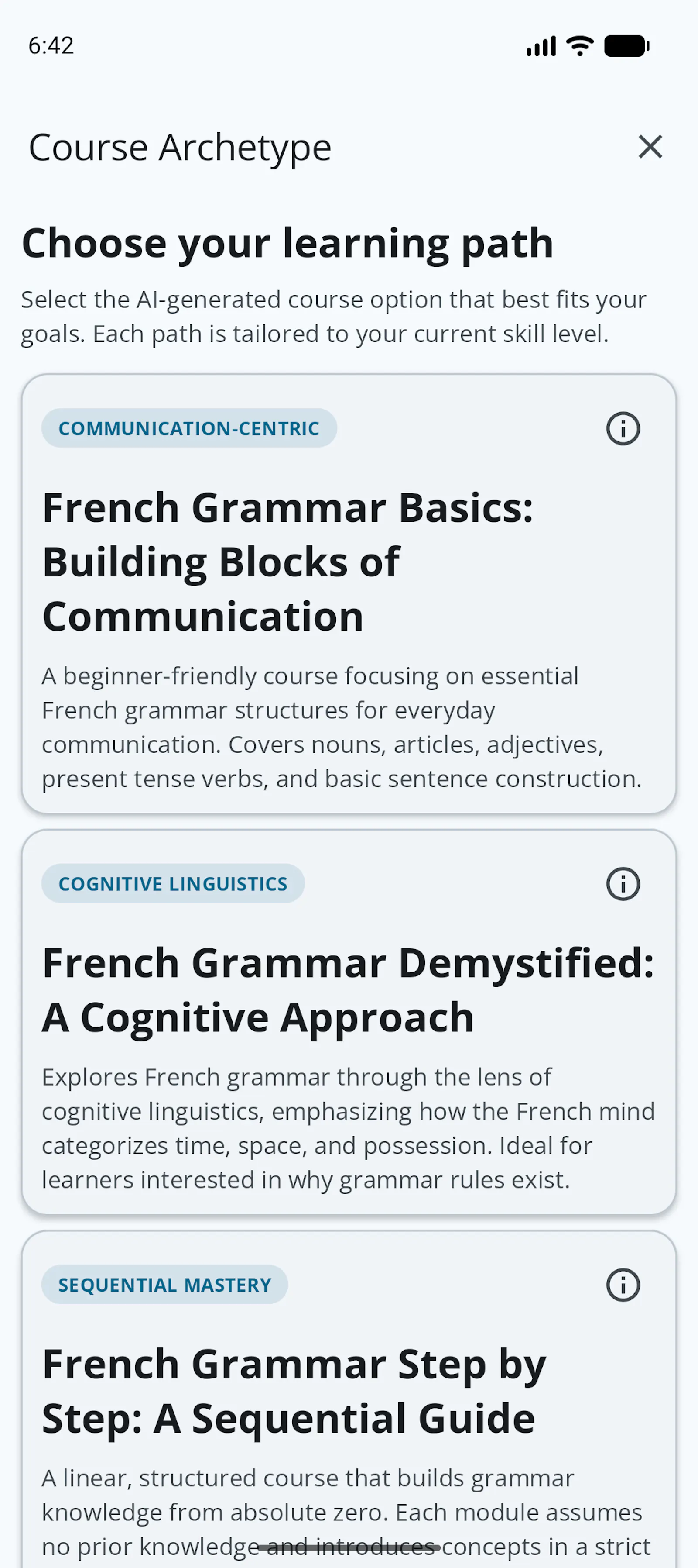 Drilo : AI Courses, Quizzes & Flashcards screenshot 4