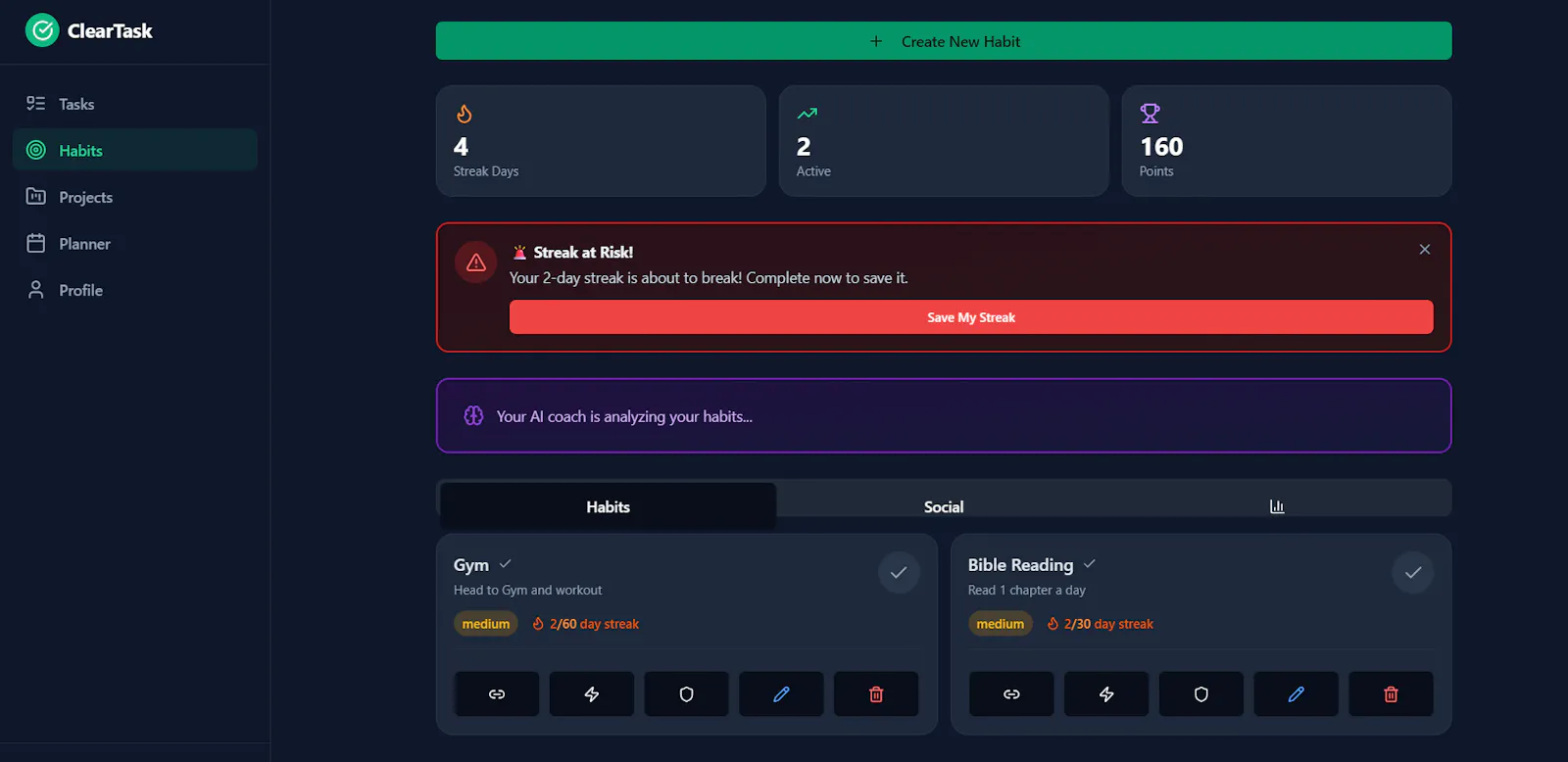 ClearTask screenshot 3