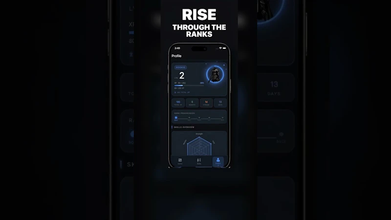 Ascend - Gamified Habits iOS screenshot 1 (video preview)