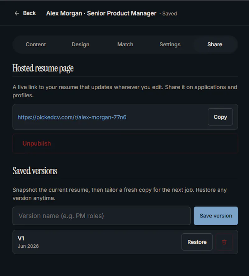PickedCV screenshot 9