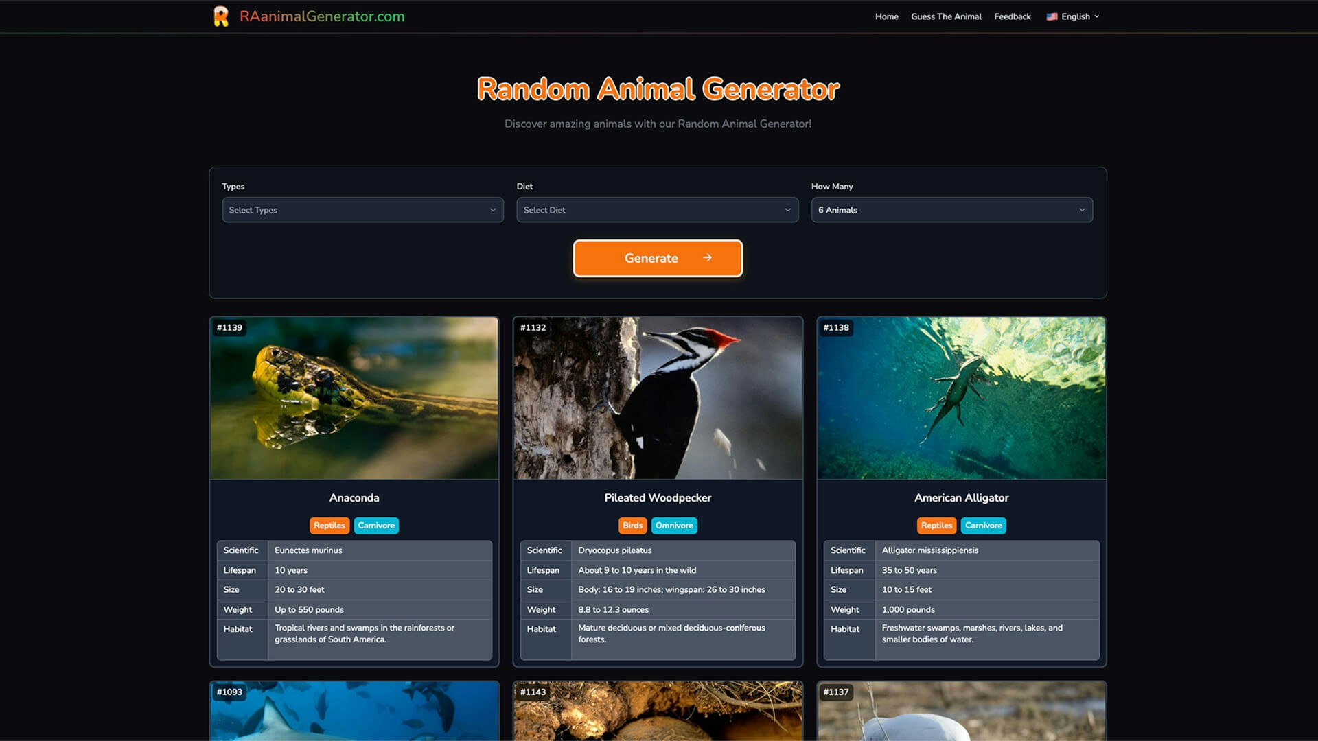 Random Animal Generator gallery image