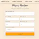 AI Word Solver