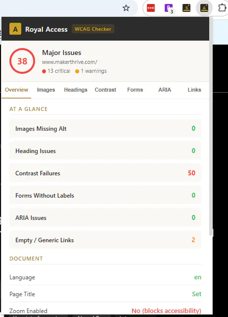 Royal Access Chrome Extension gallery image