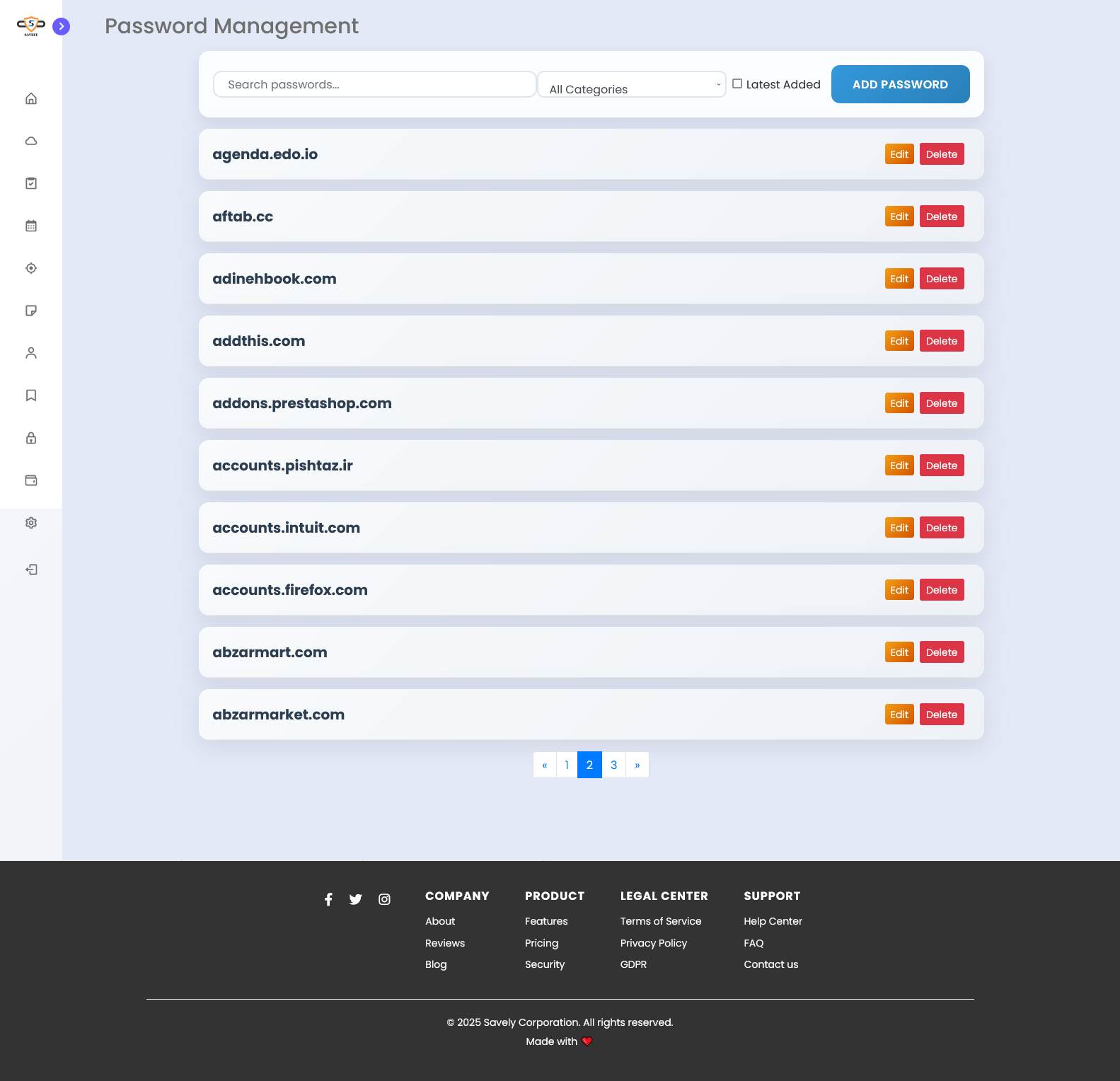 Assaporare - Manager di informazioni personali media 4