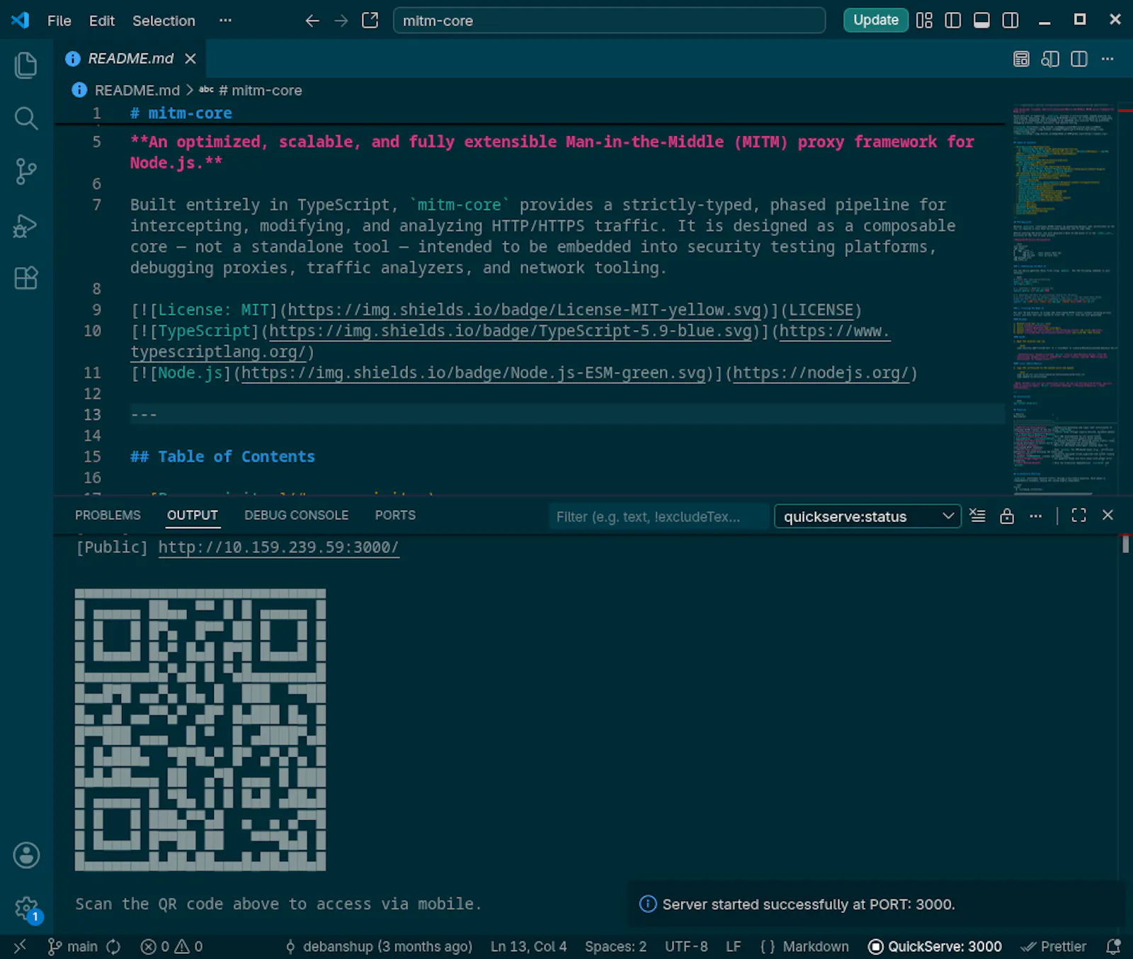 Quickserve  screenshot 2