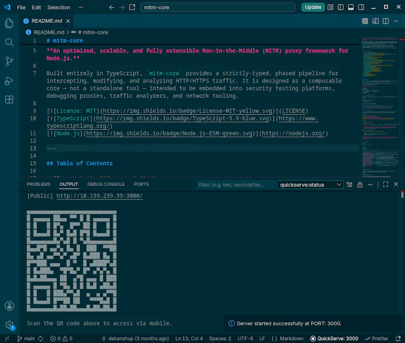 Quickserve  screenshot 2