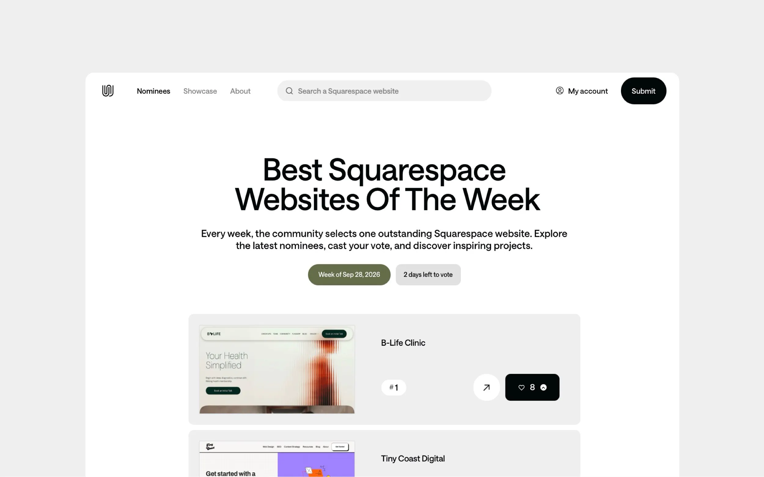 SQSP Weekly gallery image