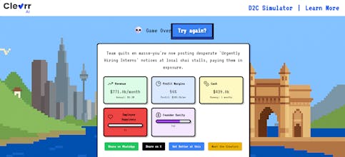 D2C Startup Simulator gallery image