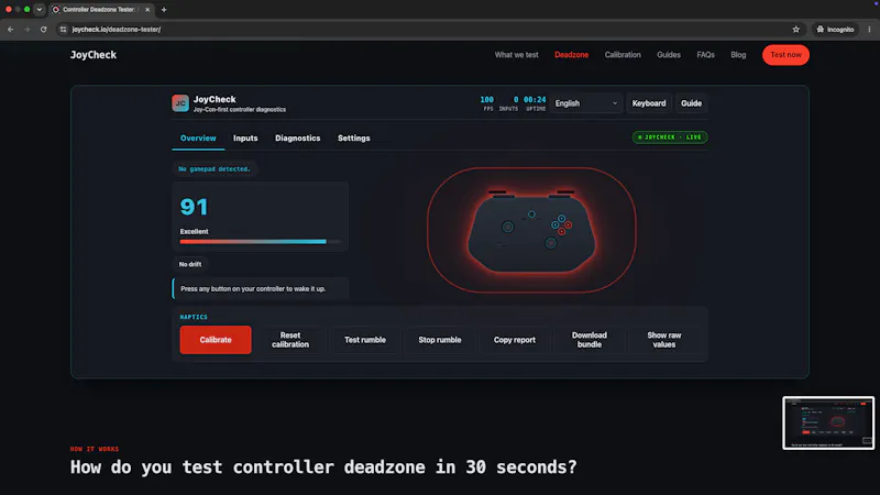JoyCheck screenshot 2