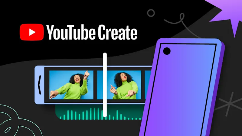 YouTube Create App screenshot 1 (video preview)