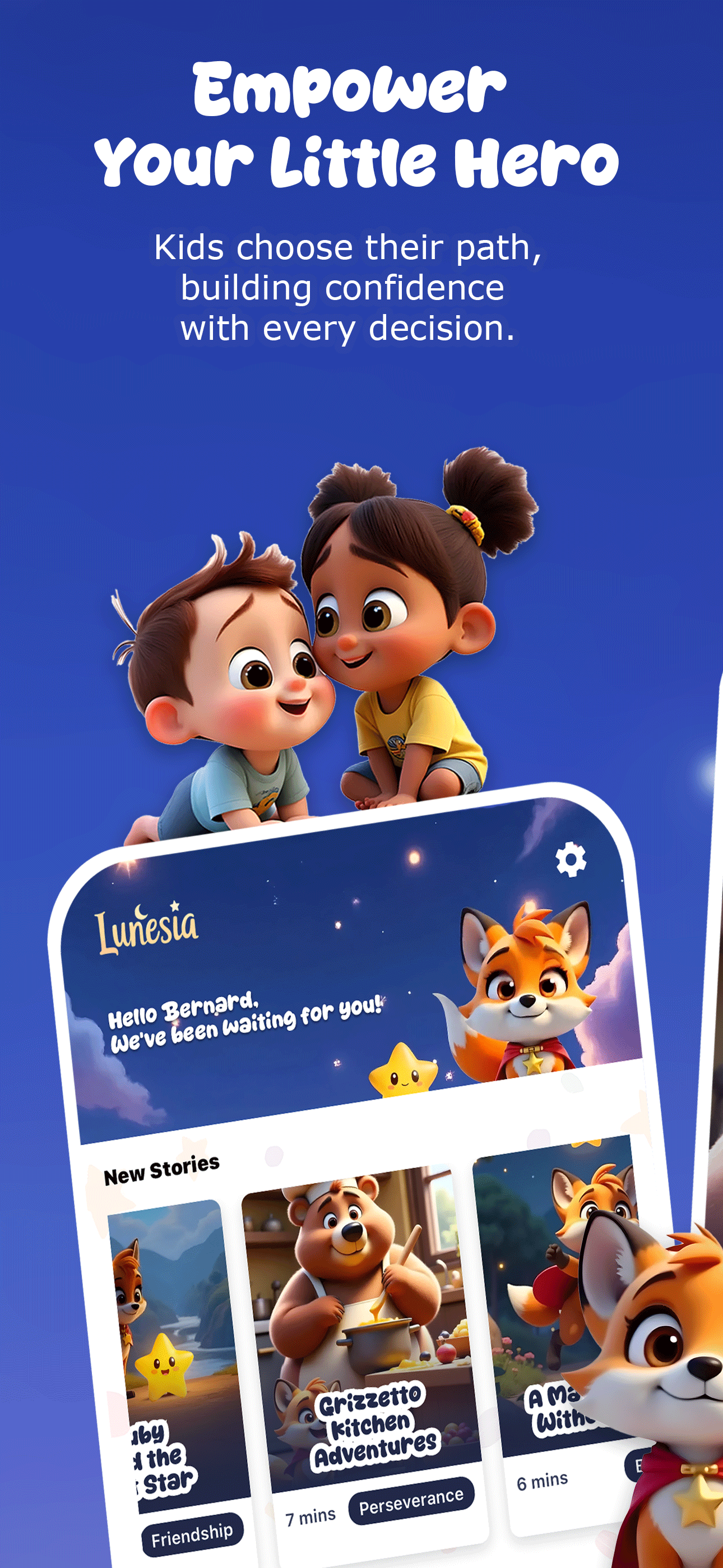 Lunesia - Interactive Bedtime Stories - Interactive bedtime stories & educational app for kids media 3