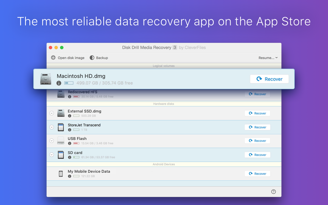 disk drill media recovery