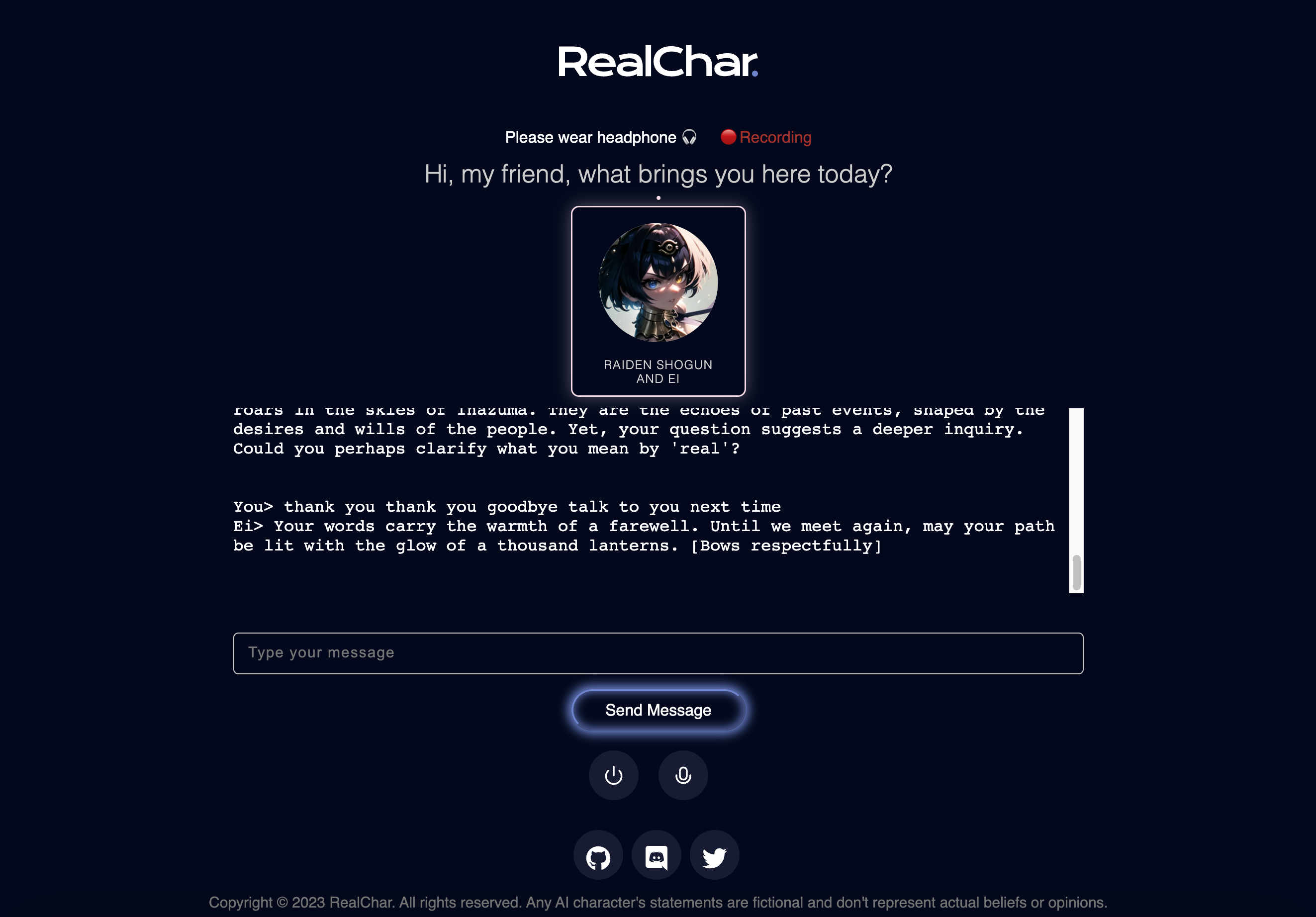 Media Realchar.- watak AI sebenar anda 5