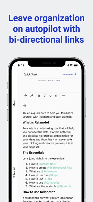 Relanote - your knowledge graph gallery image