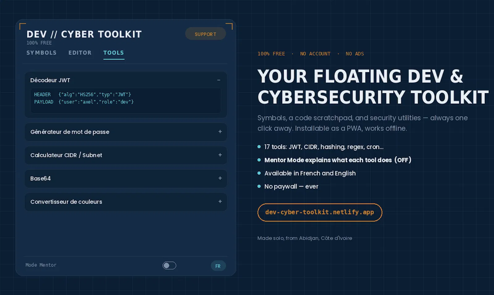 Dev // Cyber Toolkit screenshot 1