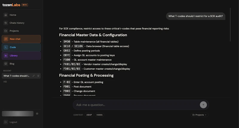 tozenLabs screenshot 3