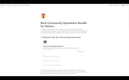 Community Operations Bundle for Notion media 1
