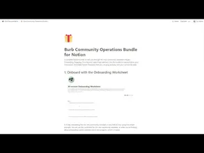 Community Operations Bundle for Notion gallery image