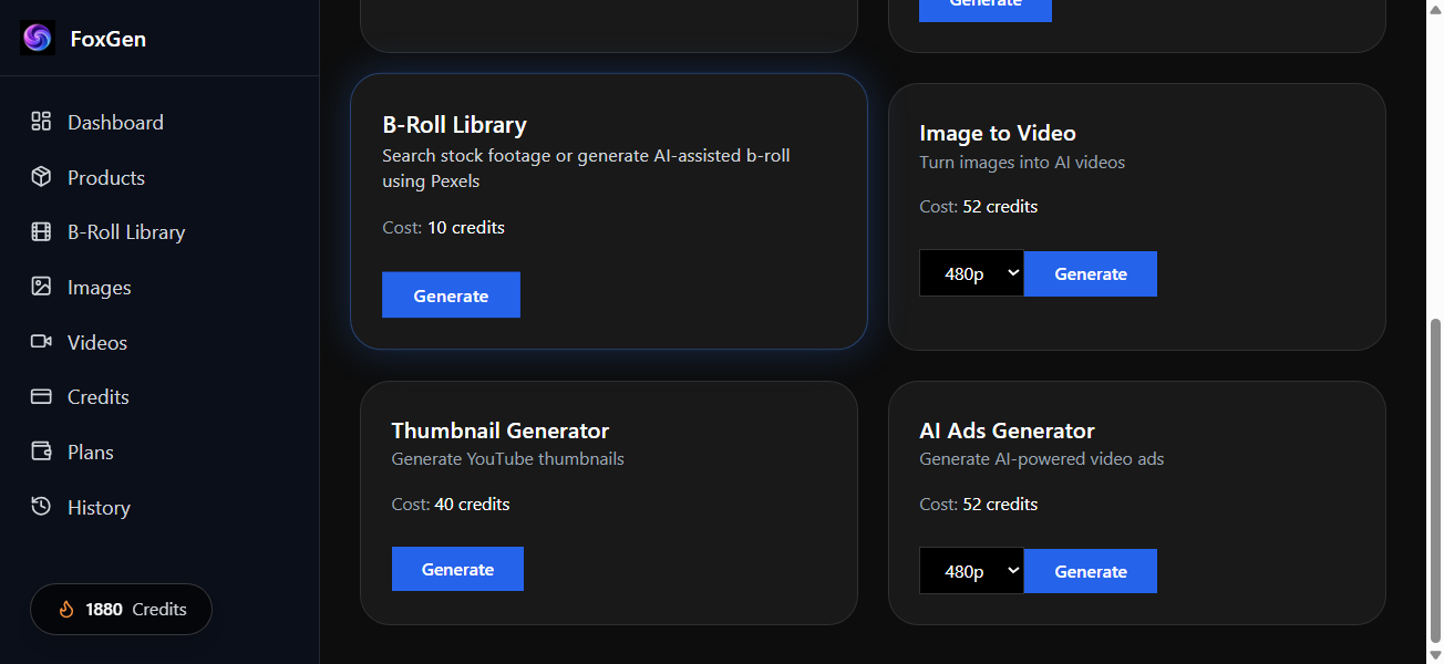 FoxgenAI - Screenshot 3 showing product features and functionality