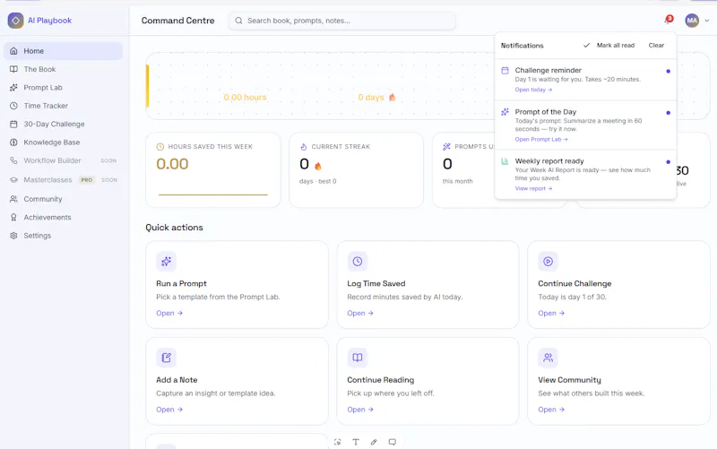 WeGoForAI — The AI Productivity Playbook screenshot 2