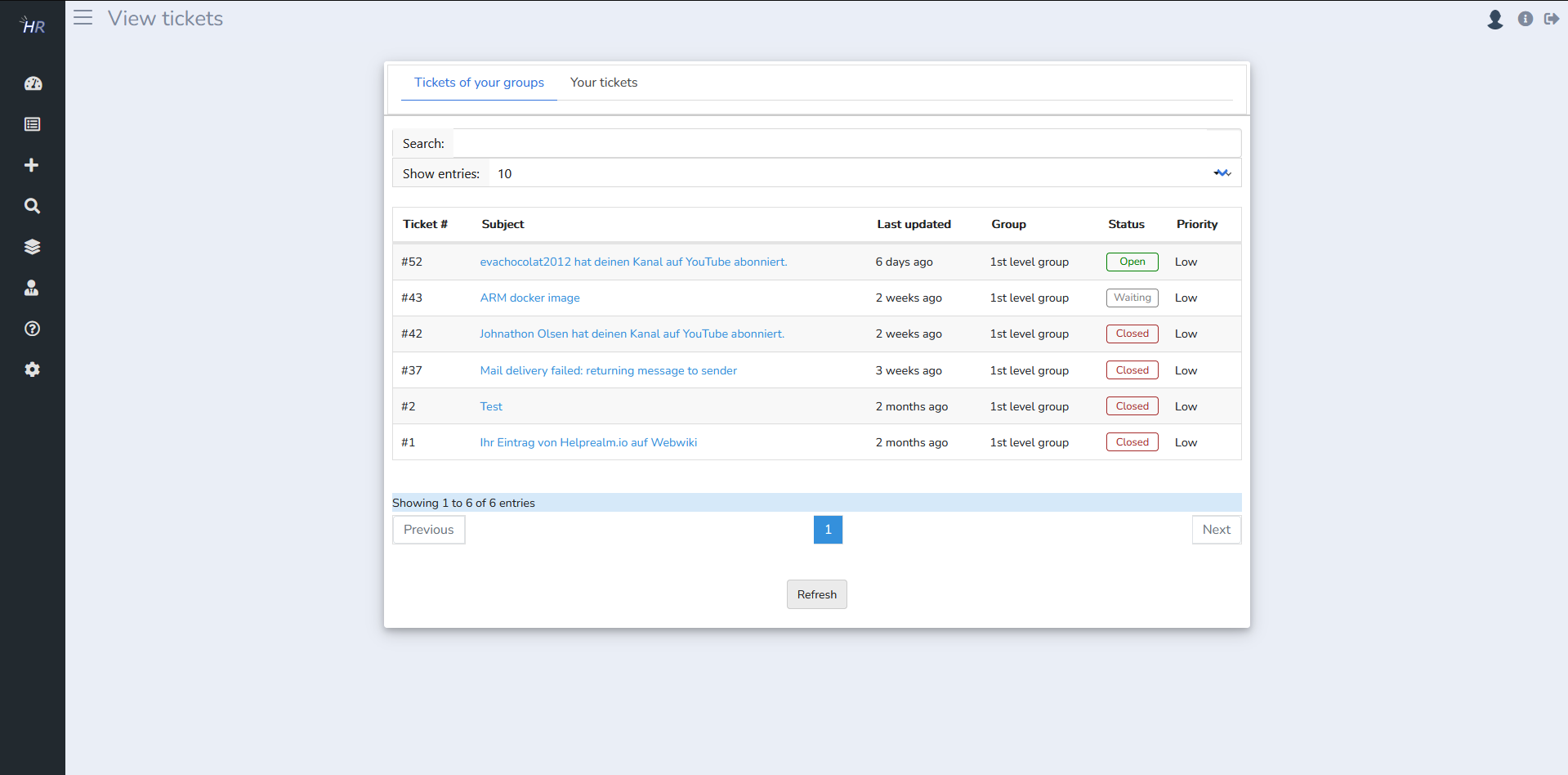 Helprealm - El sistema de entradas de soporte de SaaS gratuito media 3